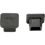 PB Fastener CP-USB-B USB záslepka     silikon čierna 1 ks