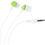 Vivanco SR 3 GREEN  Hi-Fi štupľové slúchadlá do uší  biela, zelená