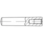 TOOLCRAFT  144760 kužeľový kolík (Ø x d) 20 mm x 70 mm  ocel  1 ks