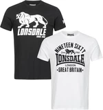 Koszulki męskie Lonsdale 114063-White/Black