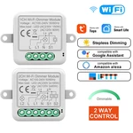 Tuya Wifi Zigbe Wireless 100V 240V 10A 1/2Gang Module Mini Dimmer Interruptor Electric Circuit Switch Smart Breaker Swit