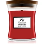 Woodwick Crimson Berries vonná sviečka s dreveným knotom 85 g