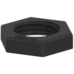 Pojistná matka OBO Bettermann 116 M16 SW PA, 2049074, PG16, plast, černá, 100 ks