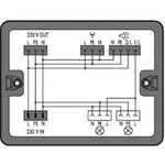 Rozvodný box WAGO 25 A, 250 V, černá, 1 ks