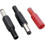 Nízkonapěťový konektor BKL Electronic 075249, 12 V/DC, 5 A, zástrčka, rovná, 075249, 5.50 mm, 2.50 mm, 1 sada