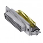 D-SUB zásuvka Deltron Connectors 90 °, pólů 44, pájené, piny, 1 ks