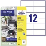 Avery-Zweckform 3424-10 etikety 105 x 48 mm papír bílá 120 ks permanentní univerzální etikety 10 Blatt A4