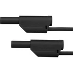 Schützinger VSFK 6000 / 1 / 100 / SW propojovací kabel [zástrčka 4 mm - zástrčka 4 mm] černá