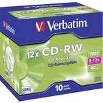 CD-RW 700 MB Verbatim 43148 10 ks Jewelcase přepisovatelné