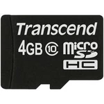 Paměťová karta Micro SDHC 4 GB Transcend Premium Class 10
