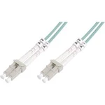 Optické vlákno kabel Digitus DK-2533-07/3 [1x zástrčka LC - 1x zástrčka LC], 7.00 m, tyrkysová