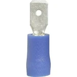Faston konektor Vogt Verbindungstechnik 393405S, šířka 4.8 mm částečná izolace, modrá, 1 ks