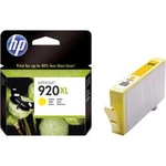 HP Inkoustová kazeta 920 XL originál žlutá CD974AE