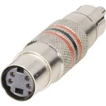 Cinch adaptér cinch zástrčka - mini DIN zásuvka BKL Electronic 0204504, 0204504, 1 ks