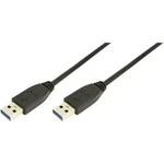 USB 3.0 kabel LogiLink CU0038, 1.00 m, černá