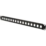 Neosazený patch panel 1 HE Digitus, DN-91400, 16x port