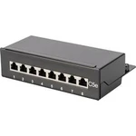 Patch panel Digitus CAT 5e, DN-10001, 1 HE, 8x port, 100 MBit/s