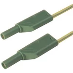 SKS Hirschmann MLS WS 100/2,5 ge/gn bezpečnostní měřicí kabely [lamelová zástrčka 4 mm - lamelová zástrčka 4 mm] žlutá, 1.00 m