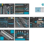 Sada nářadí do auta Hazet 0-2500-163/242, 242dílná