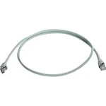 Síťový kabel RJ45 Telegärtner L00000A0230, CAT 6A, S/FTP, 25.00 cm, šedá