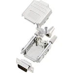 Sada D-SUB kolíkové lišty encitech DPPK09-M-DMP-K, 180 °, pólů 9, pájecí kalíšek, 1 sada