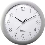 DCF nástěnné hodiny Basetech 1556546, vnější Ø 300 mm, stříbrná