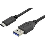 USB 3.0 kabel Digitus AK-300136-010-S AK-300136-010-S, 1.00 m, černá