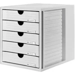HAN SYSTEMBOX 1450-11 box se zásuvkami, světle šedá, DIN A4, DIN C4 , Počet zásuvek: 5