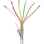 Alarmový kabel LiYY ELAN 70I140, 6 x 0.22 mm², bílá, 10 m