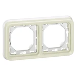 Legrand Plexo IP55 dvojrámeček pro zapuštěnou montáž vodorovný béžový 69694