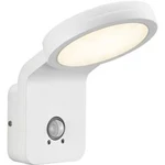 Venkovní nástěnné LED osvětlení s PIR detektorem Nordlux Marina 46831001, 10 W, N/A, bílá