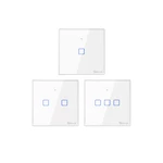 SONOFF® T1 EU/UK AC 100-240V 1/2/3 Gang TX Series WIFI Wall Switch 433Mhz RF Remote Controlled Wifi Switch Smart Home Sw