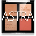 Astra Make-up Romance Palette kontúrovacia paletka na tvár na tvár odtieň 01 Peach Romance 8 g
