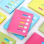 Heeton A5 Coil Notebook Colorful PVC Cover Iron Coil 120 Pages A5 Notebook Student Writing Sketching Notes Taking Book