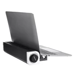 USB Low Noise 3 Gears Wind Speed Adjustable Macbook Cooling Radiator with Laptop Stand Holder for 12-17 inch Notebook