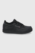Dětské kožené boty Reebok Classic BS6165.B černá barva