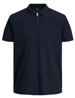 Jack&Jones Pánské polo triko Standard Fit JJEPAULOS 12236235 Navy Blazer M