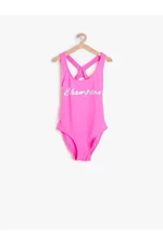 Koton Swimsuit - Pink - Plain