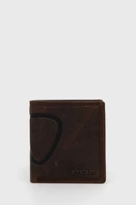 Kožená peněženka Strellson pánská, hnědá barva, 4010000047.702