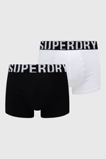 Boxerky Superdry (2-pack) bílá barva