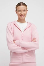 Mikina Guess ALLIE dámská, růžová barva, s kapucí, potiskem, V3RQ11 K7UW2