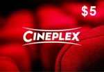 Cineplex $5 Gift Card CA