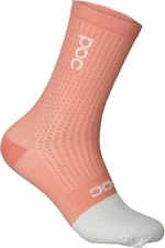 POC Flair Sock Mid Rock Salt/Hydrogen White L Chaussettes de cyclisme