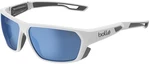 Bollé Airfin White Matte Grey/Volt+ Offshore Polarized Sonnenbrille fürs Segeln