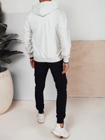 Men's light grey sweatshirt with Dstreet print