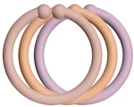 BIBS Loops krúžky, Blush/ Peach/ Dusky Lilac 12 ks