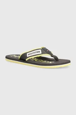 Žabky Tommy Hilfiger PATCH BEACH SANDAL pánske, šedá farba, FM0FM05024