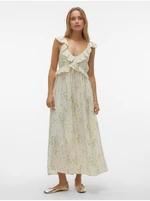 Creamy women's floral maxi dress Vero Moda Josie - Women