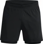 Under Armour UA Iso-Chill Run 2-in-1 Black/Black/Reflective L Pantalones cortos para correr