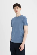 DEFACTO Standard Fit Crew Neck Knitwear Polo T-Shirt